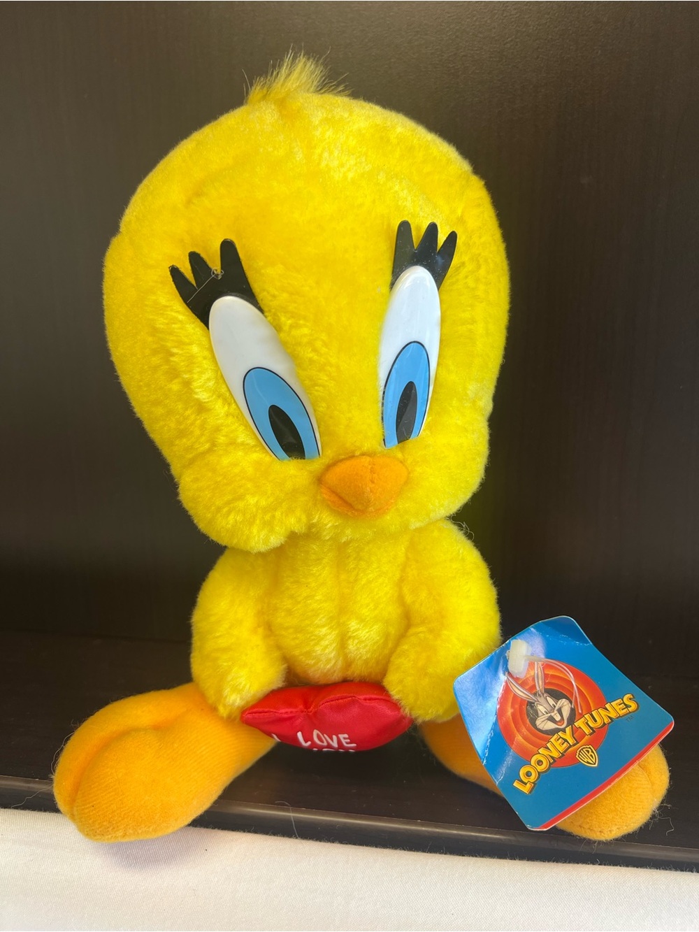 VINTAGE Looney Tunes Tweety bird Valentines Plush Rare!